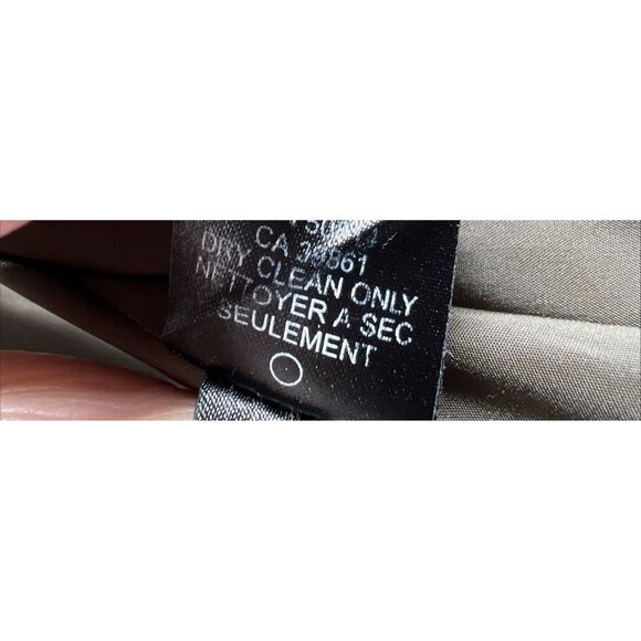 Tahari Women's Jacket Blazer Size 2 Solid Brown 3 Buttons Lined Long Sleeves - Picture 6 of 9